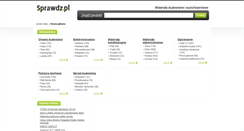 Desktop Screenshot of budownictwo.sprawdz.pl